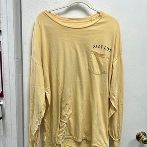 Salt Life Yellow Long Sleeve Tee
